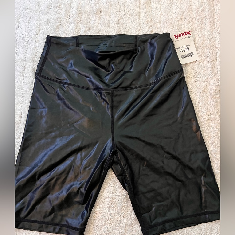 Black biker shorts